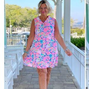 Lulu-B Pink Pickleball Dress